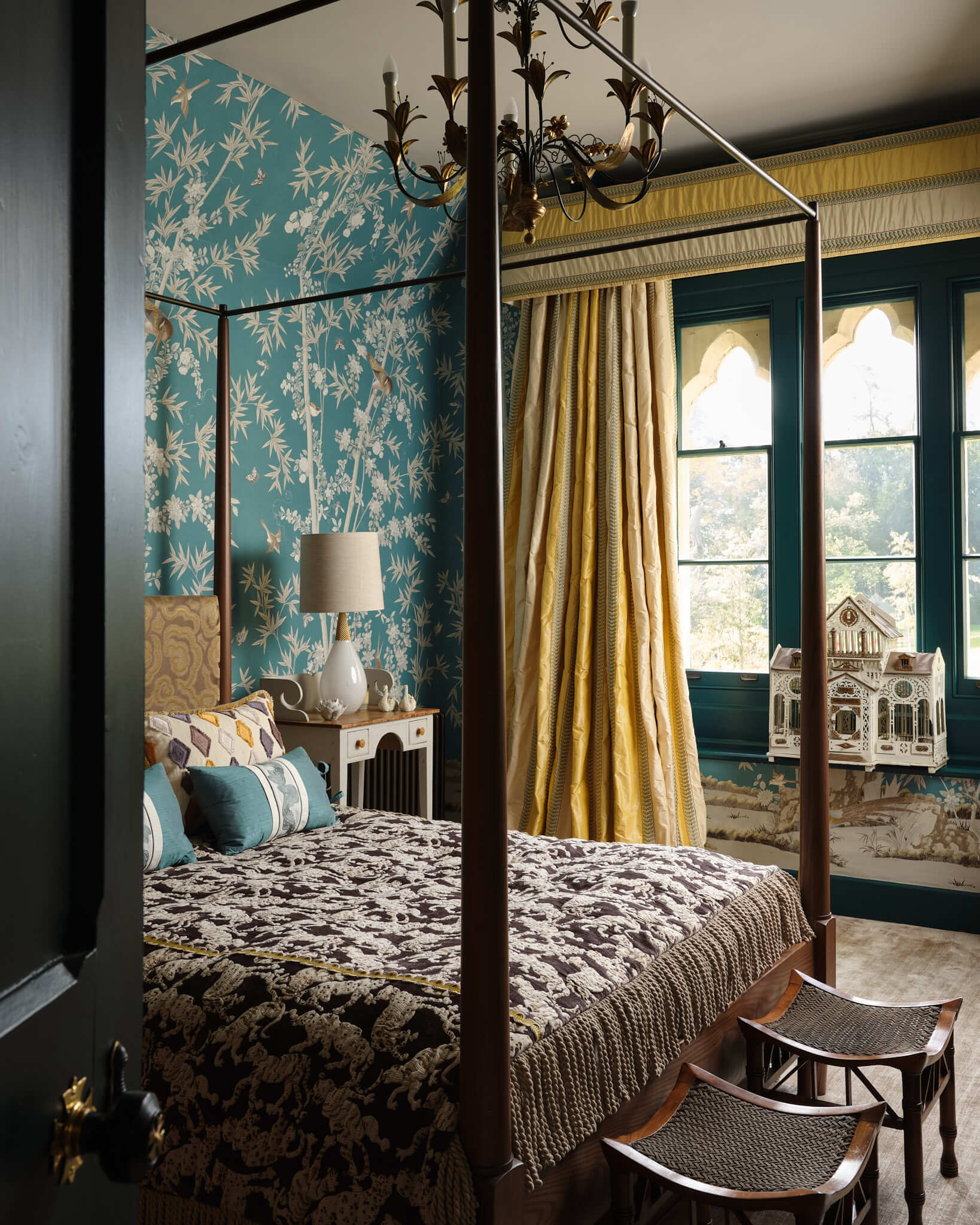 High Victorian Gothic Rectory bedroom
