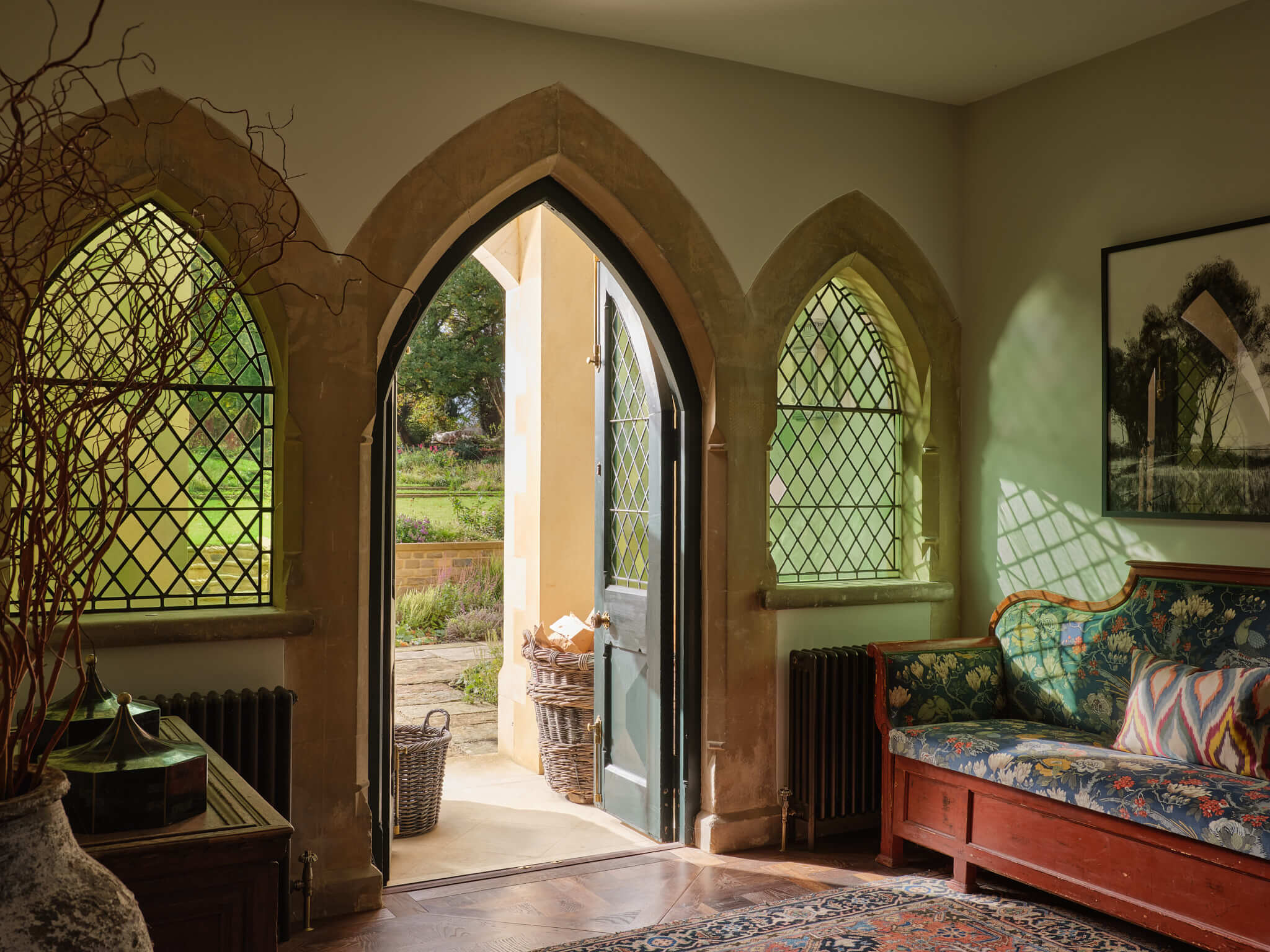 High Victorian Gothic Rectory interior entrance